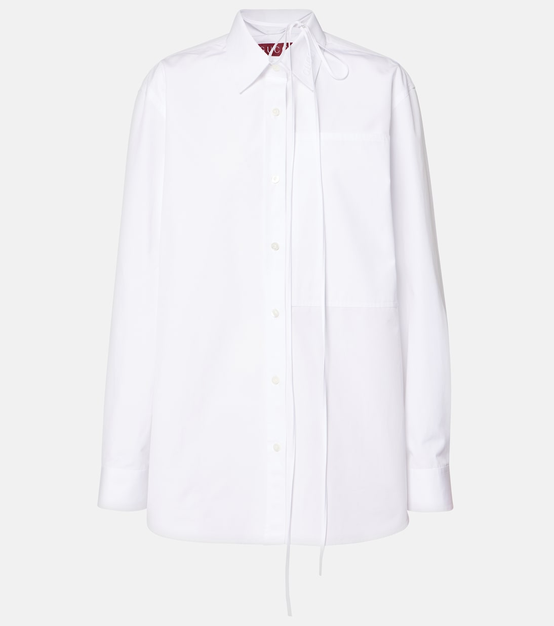 Хлопковая поплиновая рубашка с логотипом Gucci, белый
Хлопковая поплиновая рубашка с логотипом Gucci, белый