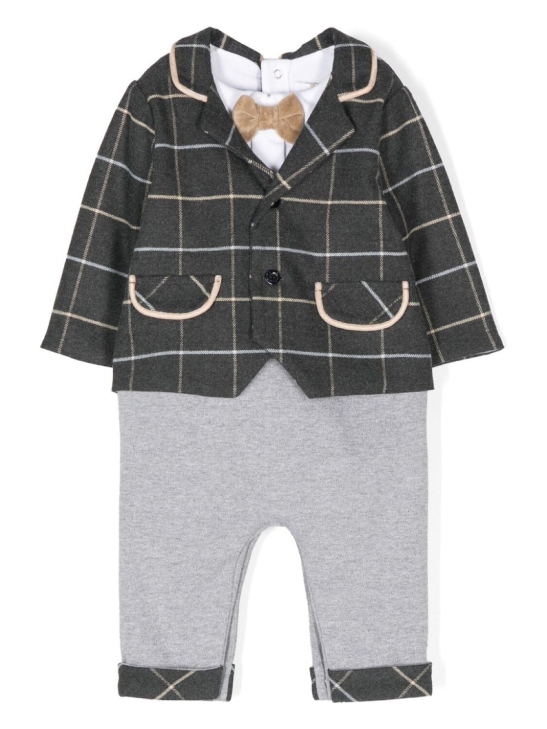 Ромпер в клетку Windowpane Patachou, серый
Ромпер в клетку Windowpane Patachou, серый