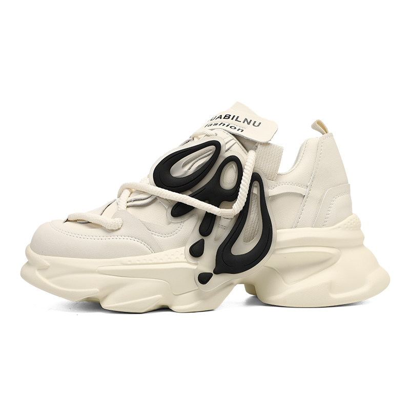 ORD Амортизирующие противоскользящие низкие массивные кроссовки унисекс черно-белые, цвет Black White 
ORD Амортизирующие противоскользящие низкие массивные кроссовки унисекс черно-белые, цвет Black White