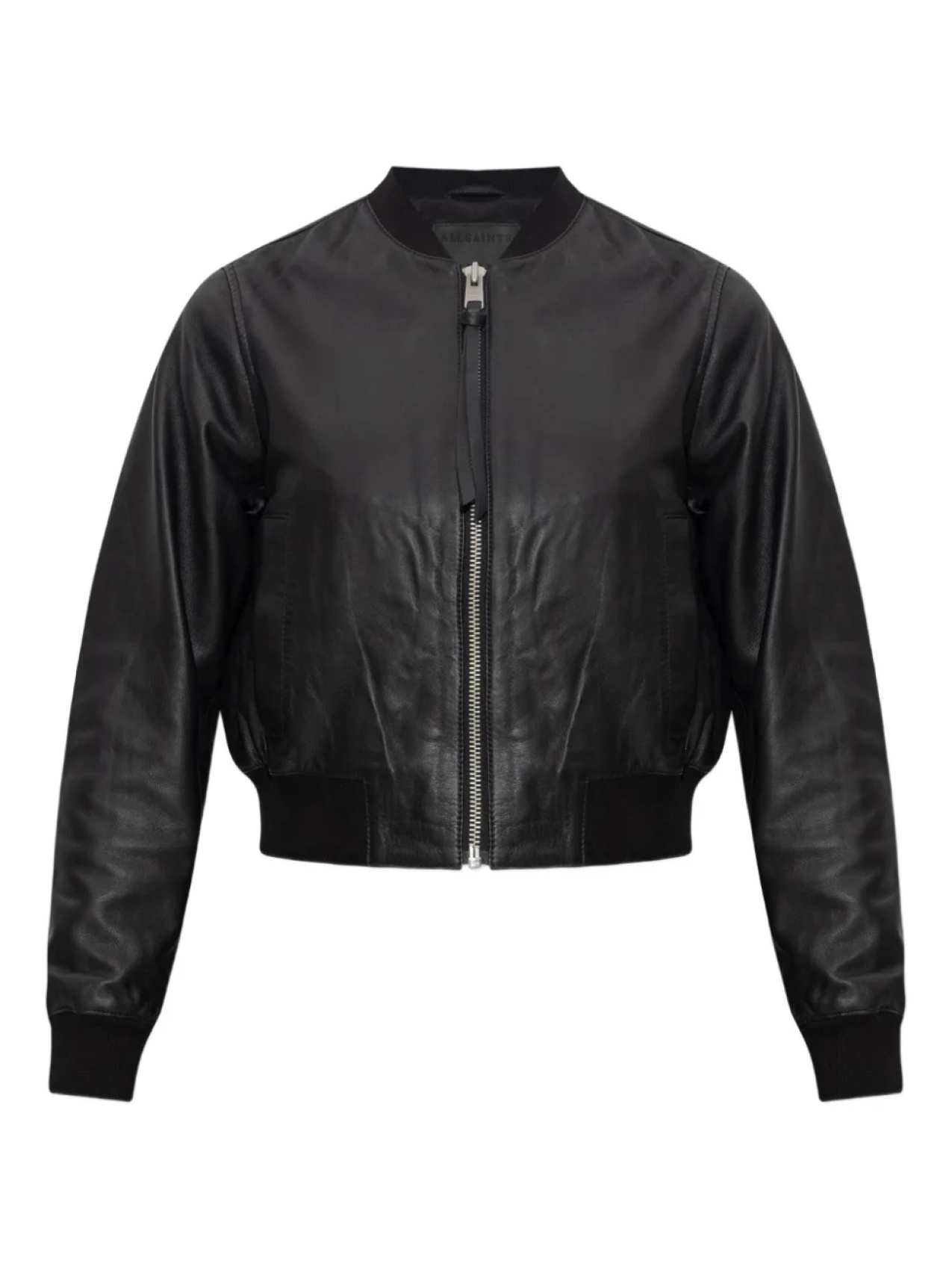 Кожаная куртка-бомбер Orten на молнии спереди AllSaints, черный
Кожаная куртка-бомбер Orten на молнии спереди AllSaints, черный