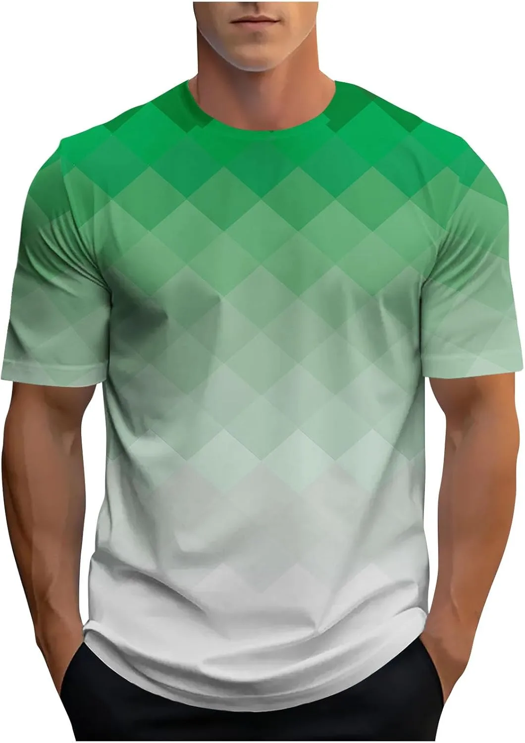 Футболка для тренировок мужская с градиентным принтом, Moisture Wicking
Футболка для тренировок мужская с градиентным принтом, Moisture Wicking