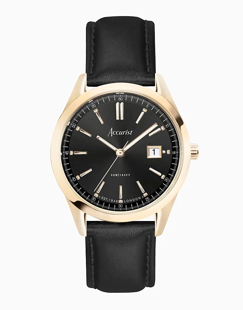 Повседневные мужские часы черного цвета Accurist
Повседневные мужские часы черного цвета Accurist