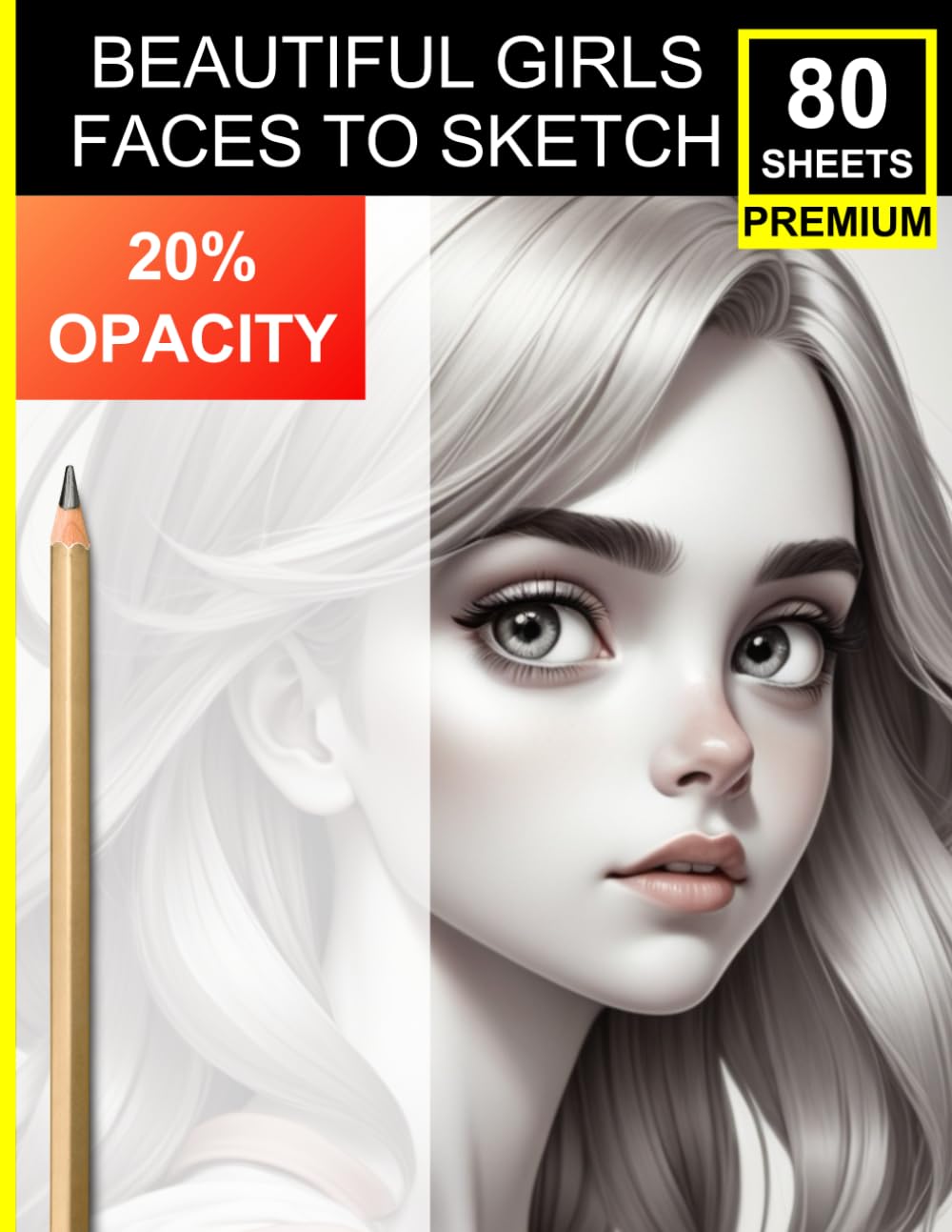 Beautiful Girls: 40 Faces to Sketch: 20% Opacity Stylized Portraits for Drawing, Tracing & Shading Practice (Independently published)
Beautiful Girls: 40 Faces to Sketch: 20% Opacity Stylized Portraits for Drawing, Tracing & Shading Practice (Independently published)