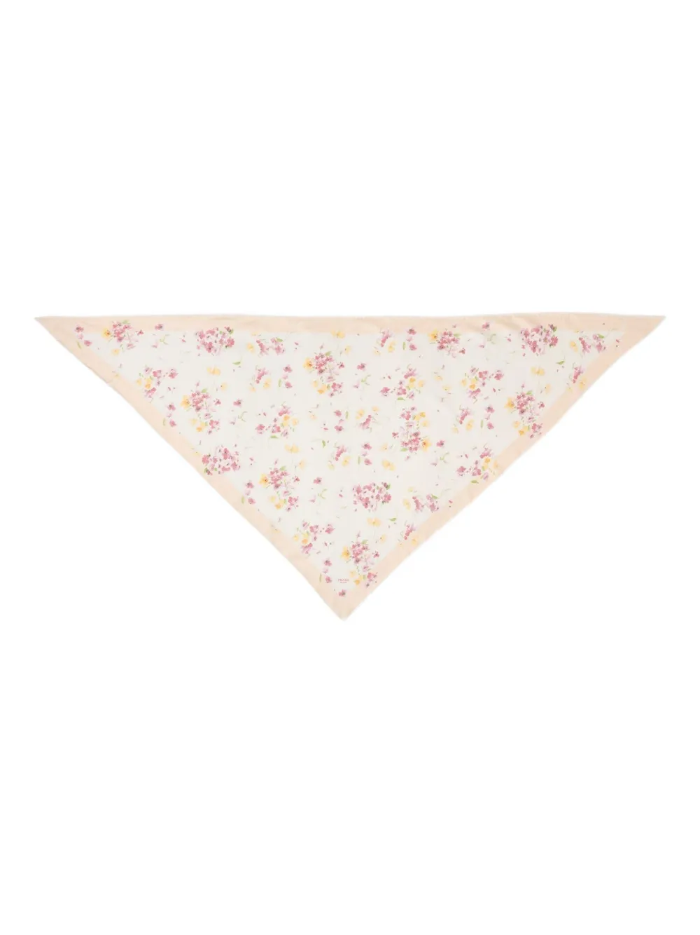 Шелковый шарф с цветочным принтом Prada, нейтральный
Шелковый шарф с цветочным принтом Prada, нейтральный