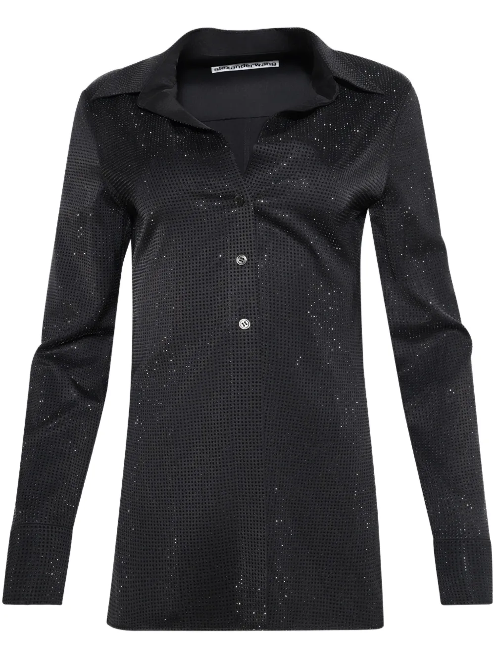 Рубашка на пуговицах Alexander Wang, черный
Рубашка на пуговицах Alexander Wang, черный