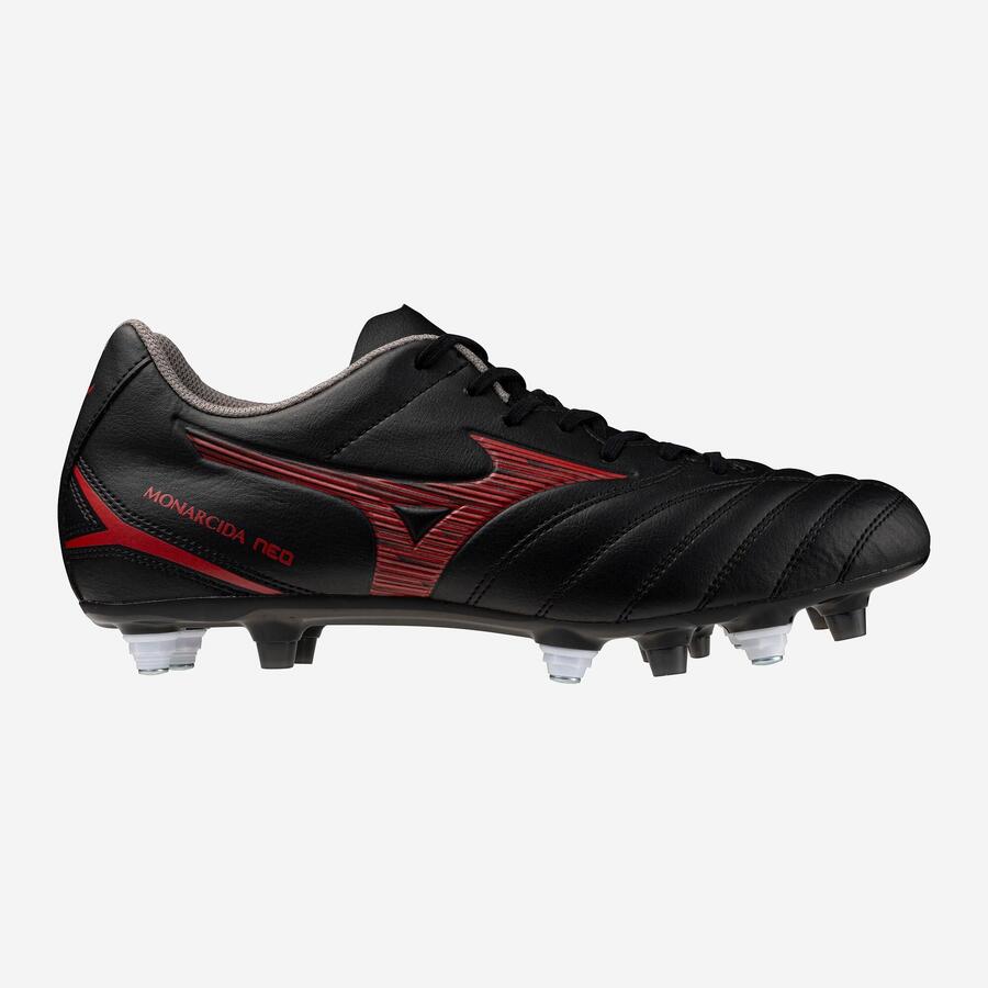 Бутсы для регби женские/мужские - Mizuno Monarcida Neo III Hybrid чёрно-красные
Бутсы для регби женские/мужские - Mizuno Monarcida Neo III Hybrid чёрно-красные