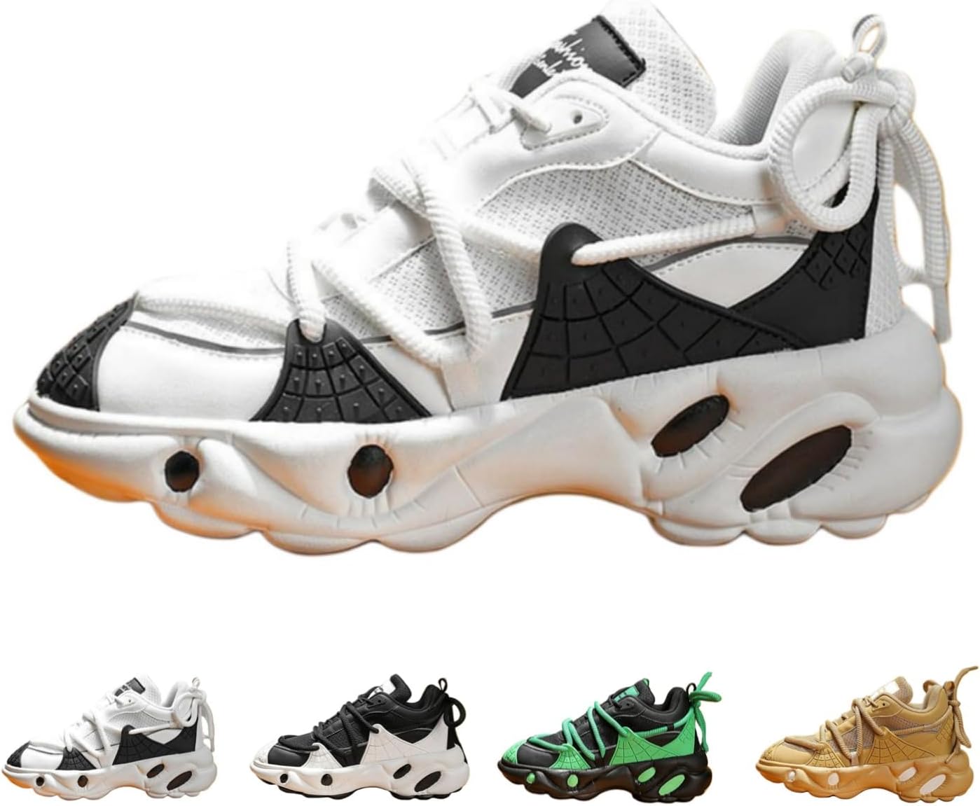 Модные платформенные кроссовки MACEFIL для мужчин и женщин, повседневная уличная обувь, массивные кроссовки типа «папа», дышащая сетка, кроссовки для бега, белый
Модные платформенные кроссовки MACEFIL для мужчин и женщин, повседневная уличная обувь, массивные кроссовки типа «папа», дышащая сетка, кроссовки для бега, белый