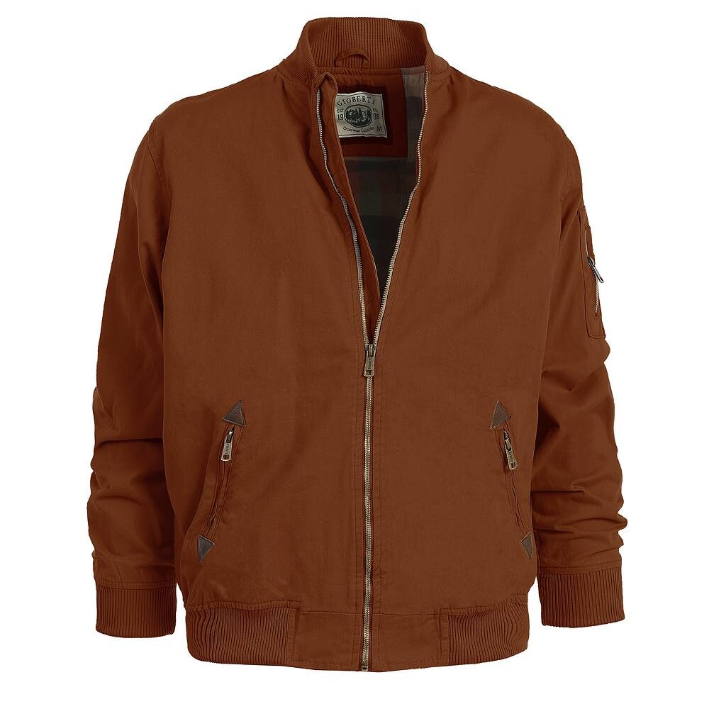 Мужская спортивная куртка Gioberti из твила с молнией и полной молнией, цвет Copper 
Мужская спортивная куртка Gioberti из твила с молнией и полной молнией, цвет Copper