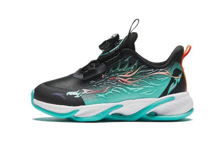 Кроссовки Chiyan Kids PS Low-top черные/флуоресцентные Aqua Green Anta Kids, зеленый 
Кроссовки Chiyan Kids PS Low-top черные/флуоресцентные Aqua Green Anta Kids, зеленый