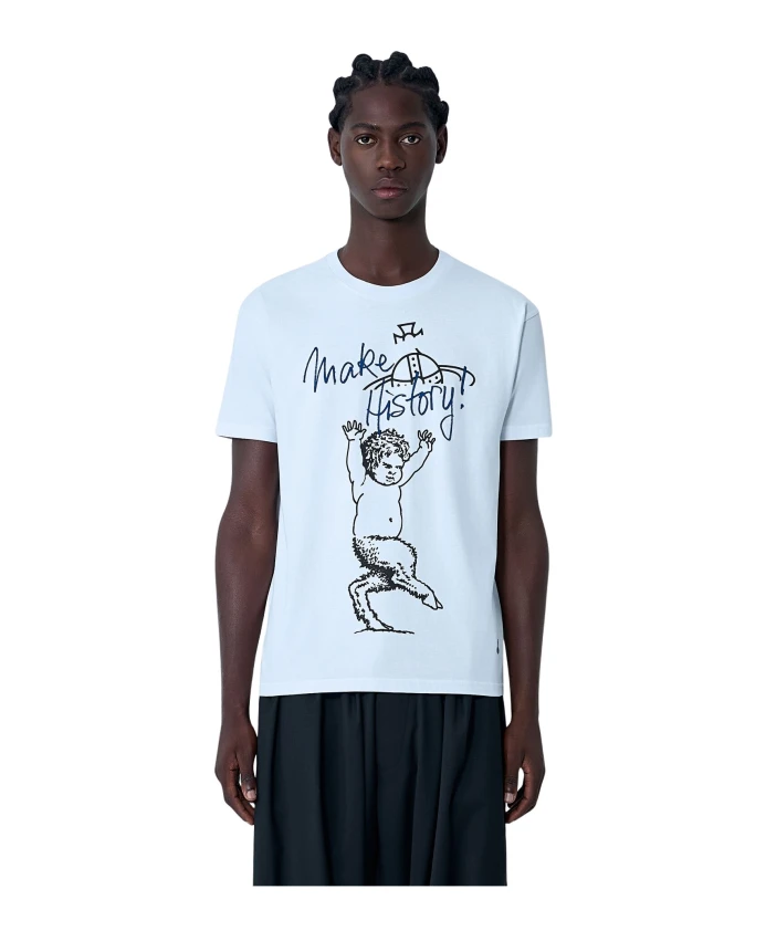 Футболка из хлопкового трикотажа с логотипом Vivienne Westwood, белый
Футболка из хлопкового трикотажа с логотипом Vivienne Westwood, белый