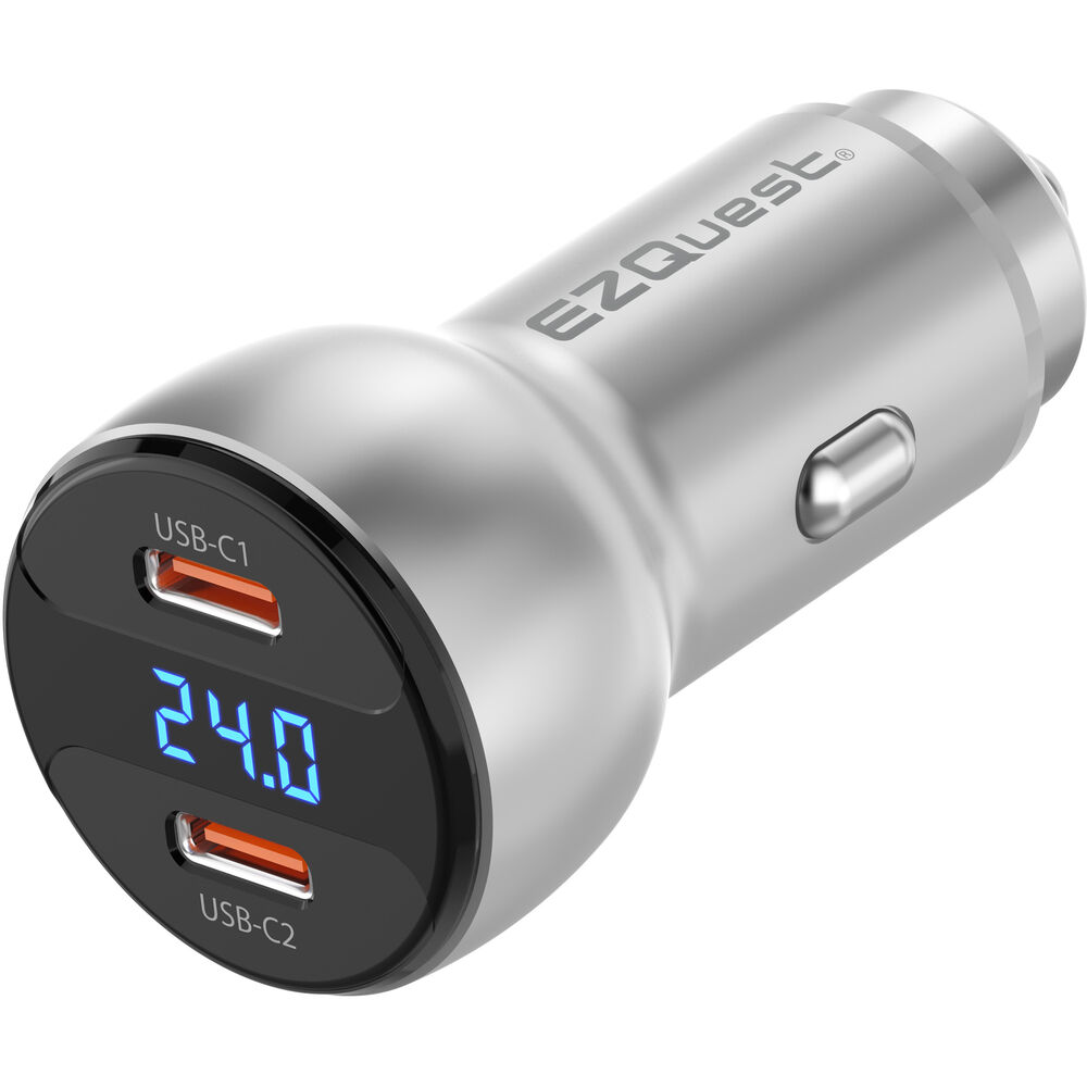 EZQuest UltimatePower 72W Dual USB-C Car Charger P20072
EZQuest UltimatePower 72W Dual USB-C Car Charger P20072