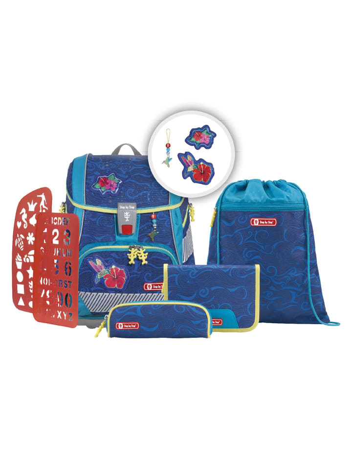 Step by Step Набор школьных сумок 2 в 1 Plus Reflect, 6 предметов, с радужным рисунком колибри
Step by Step Набор школьных сумок 2 в 1 Plus Reflect, 6 предметов, с радужным рисунком колибри
