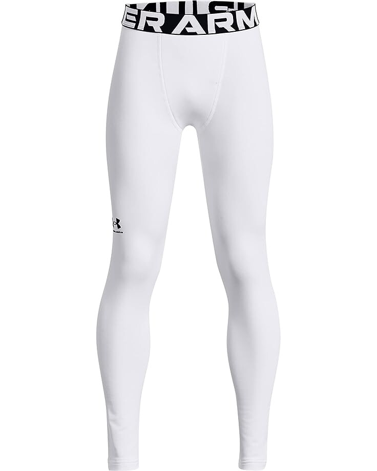 Брюки Under Armour Kids ColdGear Armour Leggings, белый/черный 
Брюки Under Armour Kids ColdGear Armour Leggings, белый/черный