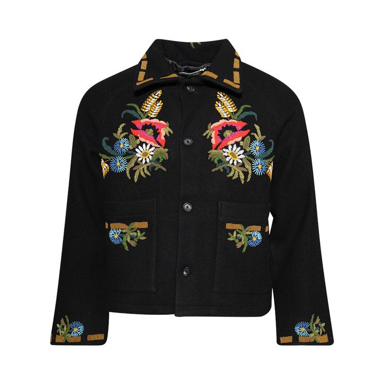 Куртка Bode Beaded Aquitaine Jacket 'Black'
Куртка Bode Beaded Aquitaine Jacket 'Black'