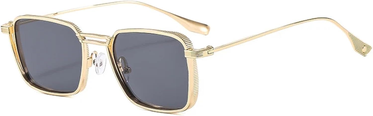 Винтажные солнцезащитные очки в стиле стимпанк с металлической оправой, для мужчин и женщин, модные классические очки для путешествий и вождения, защита от УФ-излучения UV400 TKKTLLT, Gold Gray
Винтажные солнцезащитные очки в стиле стимпанк с металлической оправой, для мужчин и женщин, модные классические очки для путешествий и вождения, защита от УФ-излучения UV400 TKKTLLT, Gold Gray