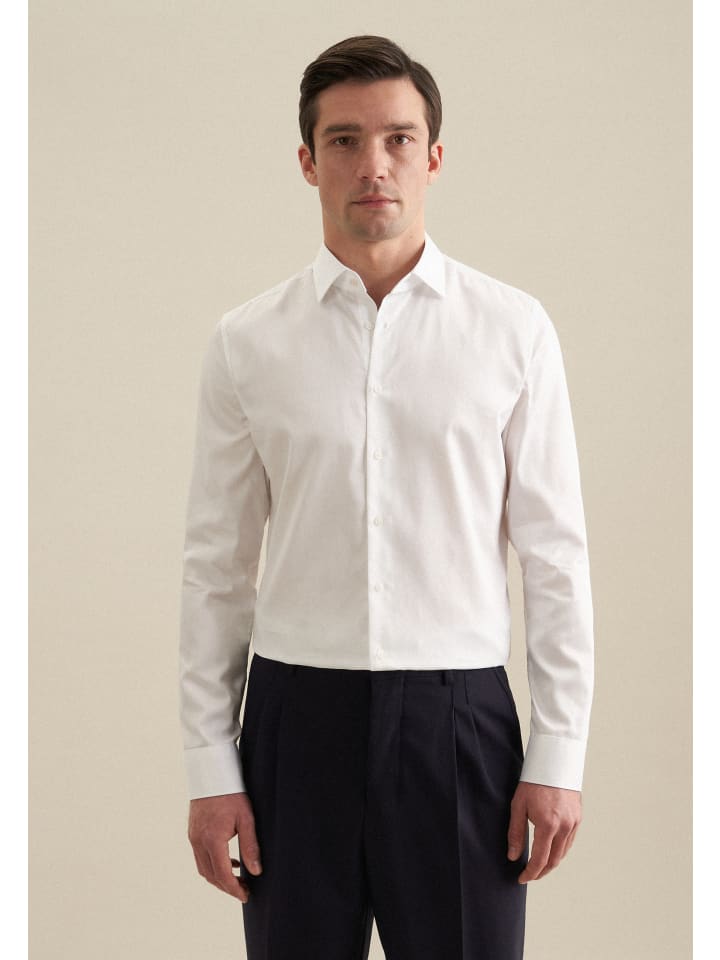 Деловая рубашка X-Slim белого цвета Seidensticker
Деловая рубашка X-Slim белого цвета Seidensticker