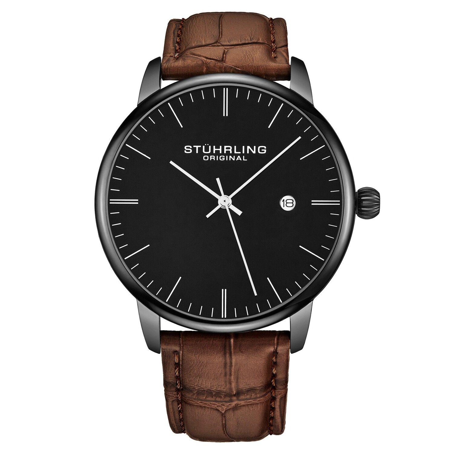 Мужские классические кварцевые часы Rasa с кожаным ремешком STÜHRLING Original, коричневый
Мужские классические кварцевые часы Rasa с кожаным ремешком STÜHRLING Original, коричневый