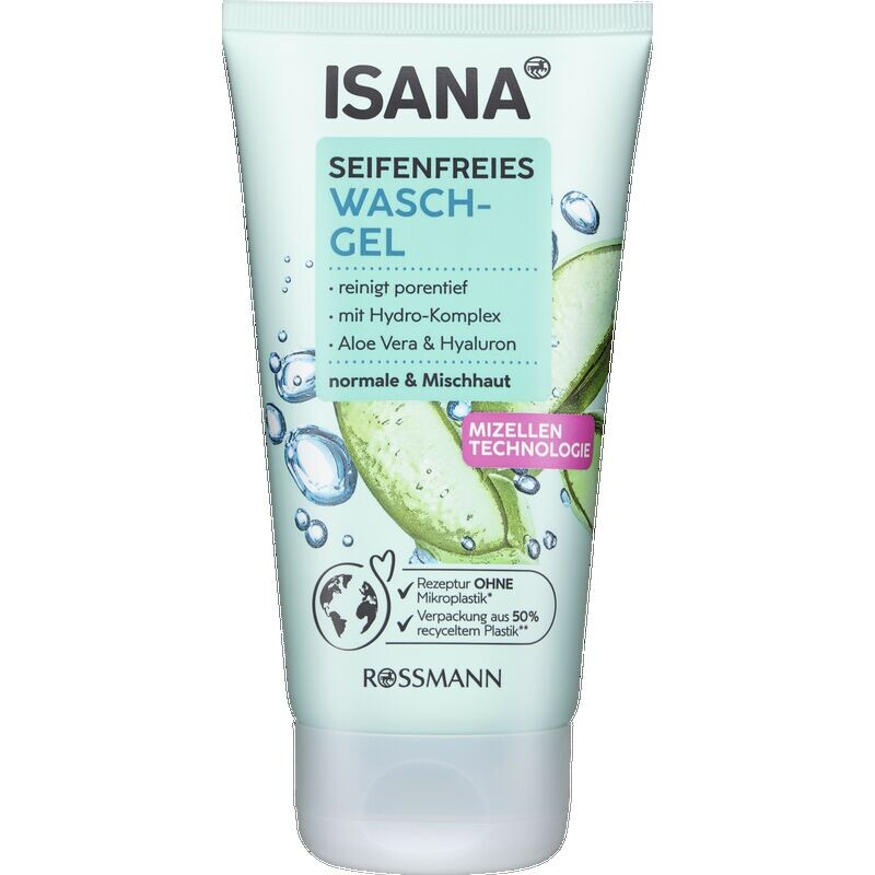 Очищающий гель без мыла ISANA, 150 ml
Очищающий гель без мыла ISANA, 150 ml