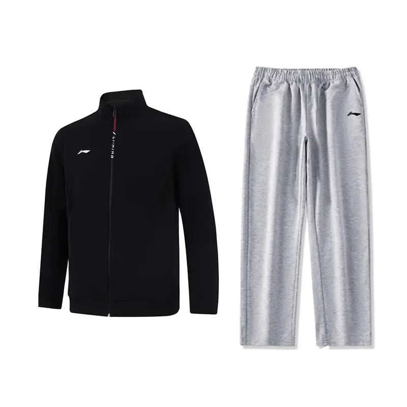 LiNing Повседневная спортивная одежда унисекс, черный + светло-серый меланж
LiNing Повседневная спортивная одежда унисекс, черный + светло-серый меланж