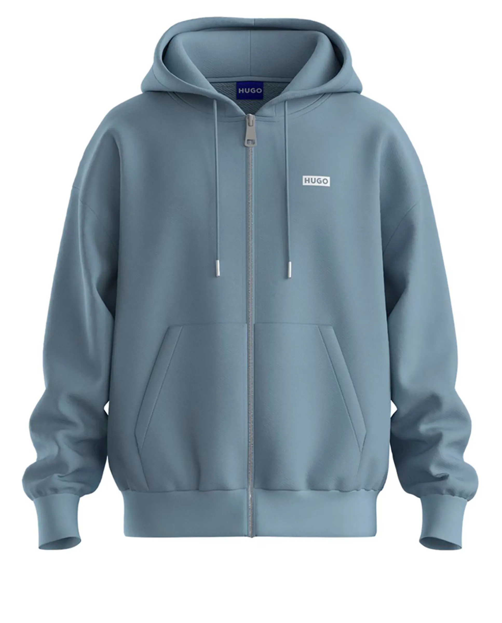 Мужская худи с длинными рукавами и молнией Hugo, синий
Мужская худи с длинными рукавами и молнией Hugo, синий