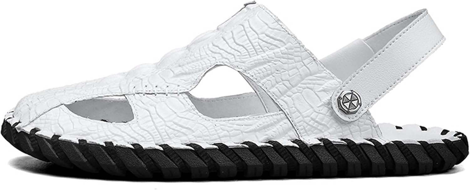 Сшитые вручную дышащие пляжные сандалии из натуральной кожи для лета, легкие повседневные тапочки Generic, белый
Сшитые вручную дышащие пляжные сандалии из натуральной кожи для лета, легкие повседневные тапочки Generic, белый