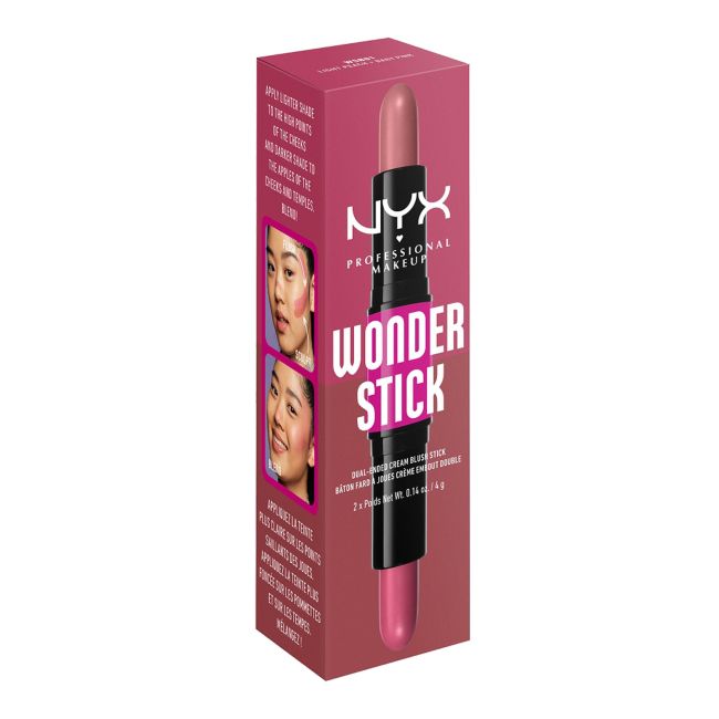 Двусторонний карандаш для румян Wonder Stick NYX Professional Makeup, цвет peach baby pink, 2 x 4 гр
Двусторонний карандаш для румян Wonder Stick NYX Professional Makeup, цвет peach baby pink, 2 x 4 гр