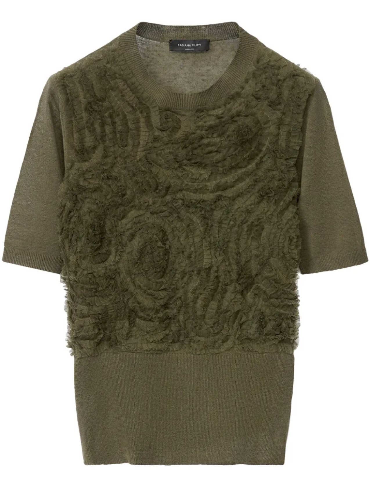 Топ со сборками Fabiana Filippi, зеленый
Топ со сборками Fabiana Filippi, зеленый