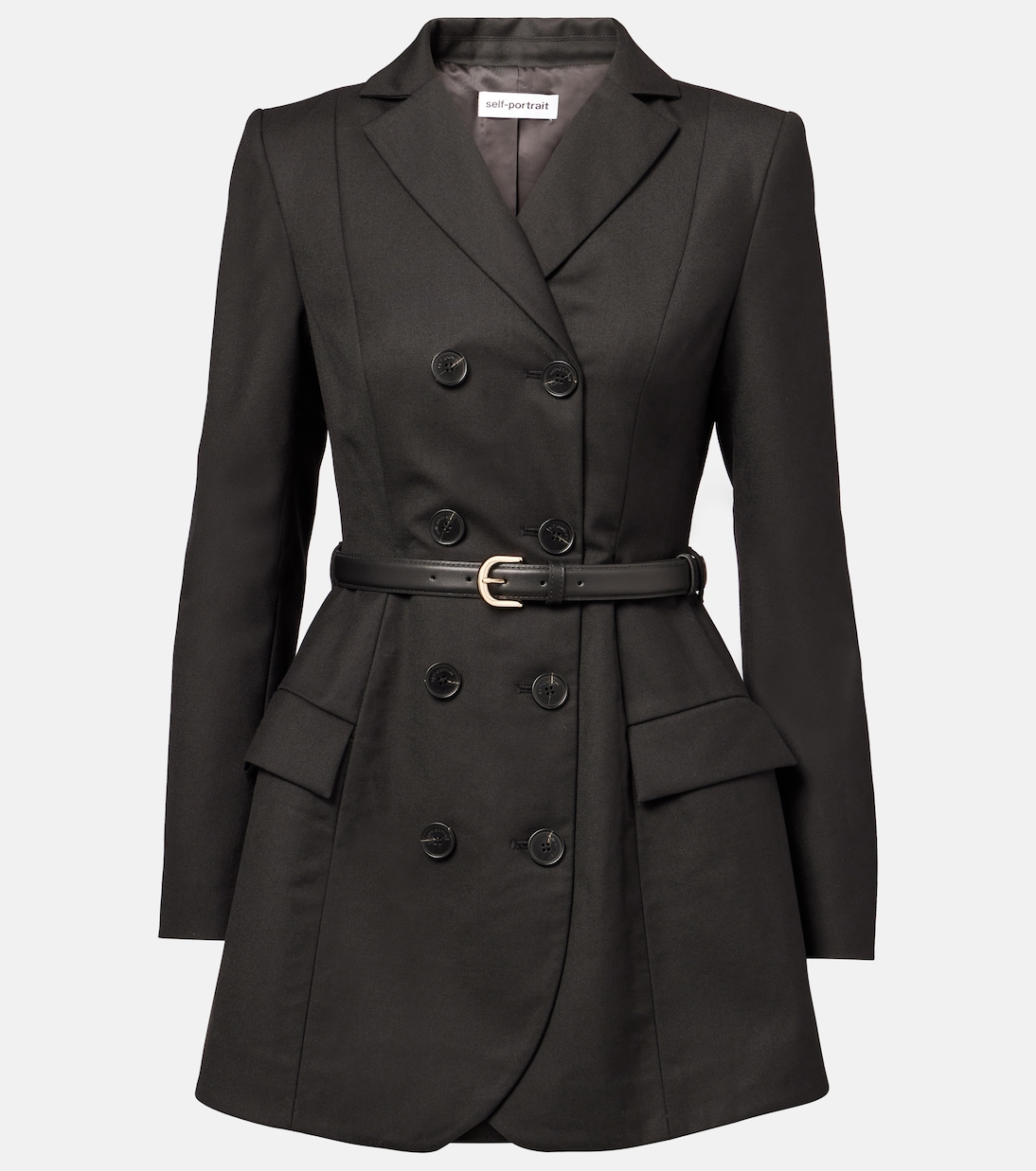 Приталенное платье-блейзер Self-Portrait, черный
Приталенное платье-блейзер Self-Portrait, черный