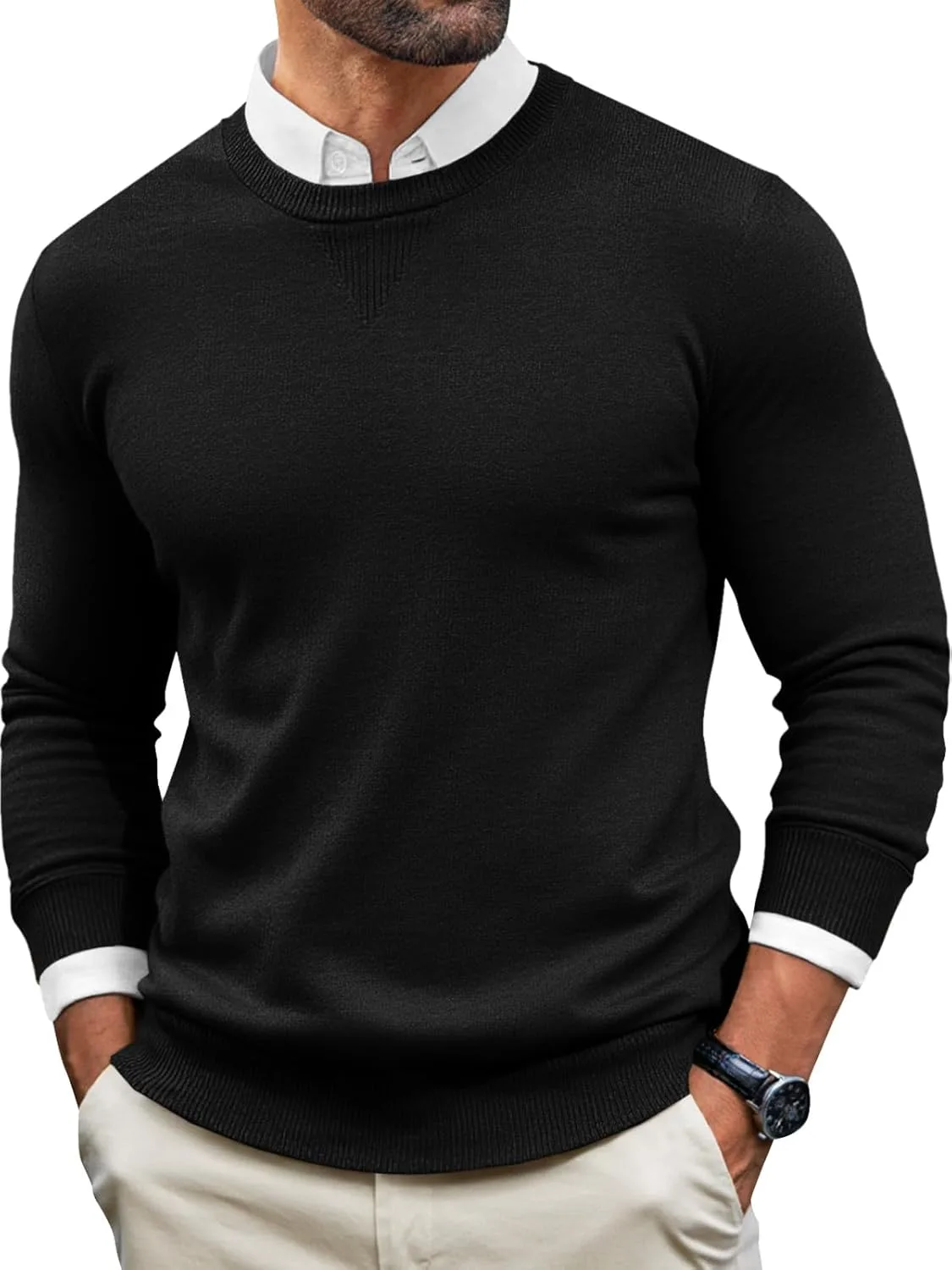 Runcati мужской свитер Crewneck Casual легкий облегающий пуловер
Runcati мужской свитер Crewneck Casual легкий облегающий пуловер