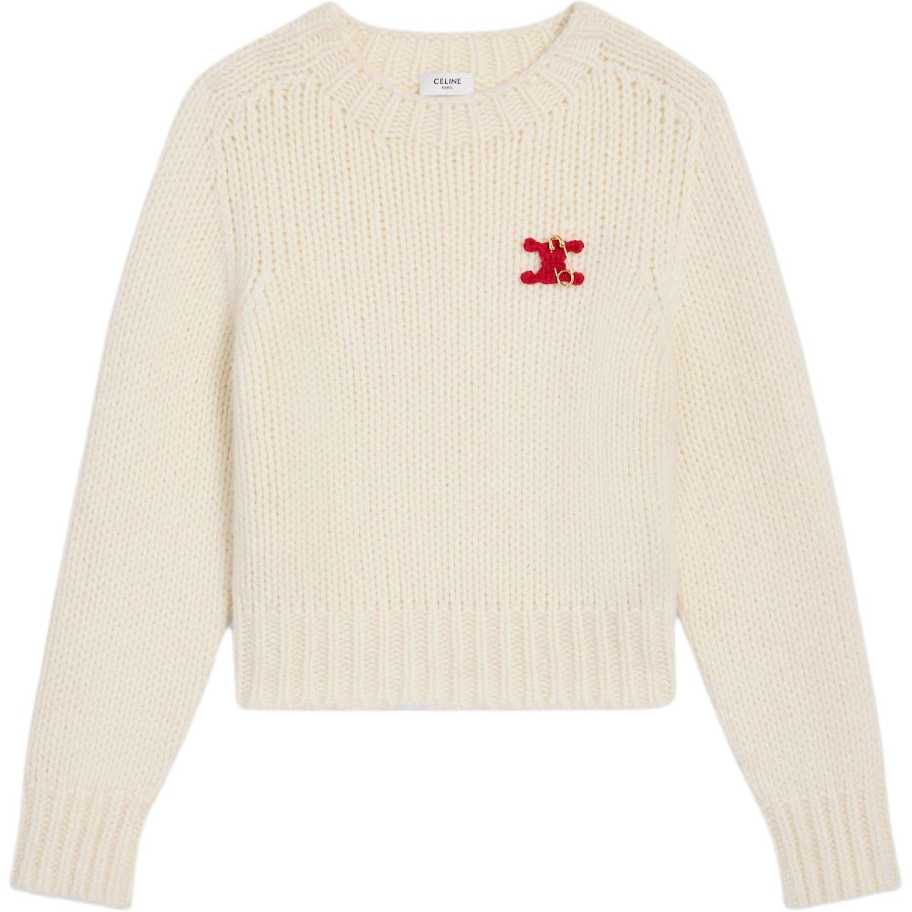 Женский кашемировый свитер FW25 CELINE, Ecru
Женский кашемировый свитер FW25 CELINE, Ecru