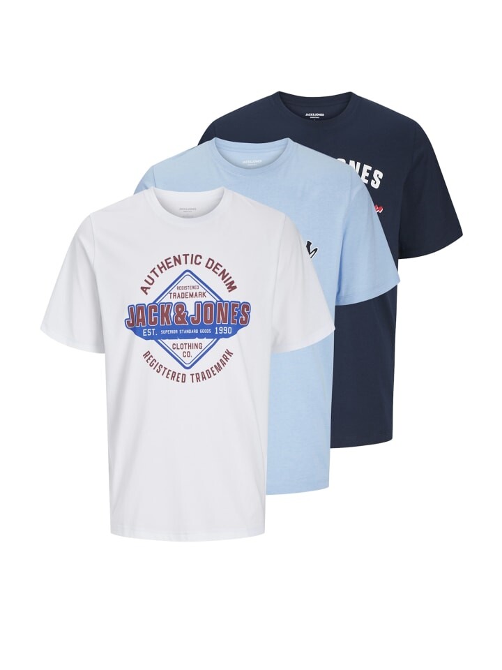 Футболка Jack & Jones T-Shirt 'Logo' 3er Pack, синий
Футболка Jack & Jones T-Shirt 'Logo' 3er Pack, синий