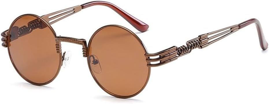 Модные ретро-солнцезащитные очки в стиле стимпанк с металлическими дужками для мужчин и женщин, разноцветные, в стиле панк, с защитой от ультрафиолета UV400 LOVQZAOF, N15 Bronze Brown
Модные ретро-солнцезащитные очки в стиле стимпанк с металлическими дужками для мужчин и женщин, разноцветные, в стиле панк, с защитой от ультрафиолета UV400 LOVQZAOF, N15 Bronze Brown