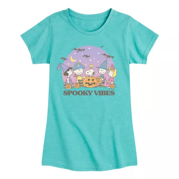 Футболка для девочек 7-16 лет Peanuts с жутковатым принтом Licensed Character, цвет turquoise
Футболка для девочек 7-16 лет Peanuts с жутковатым принтом Licensed Character, цвет turquoise