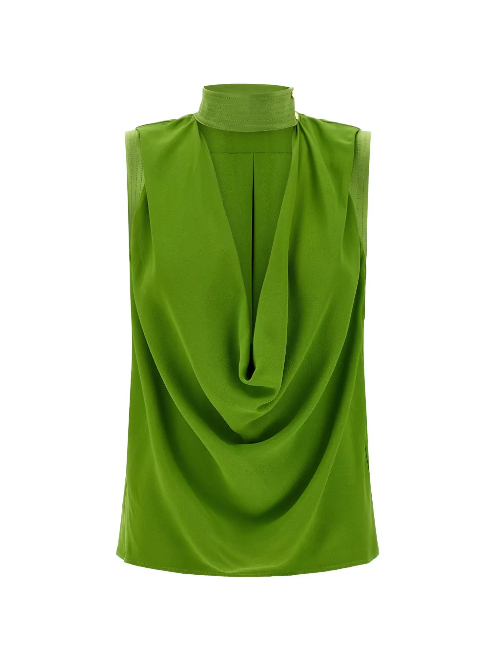 Топ без рукавов с драпировкой Elisabetta Franchi, зеленый
Топ без рукавов с драпировкой Elisabetta Franchi, зеленый