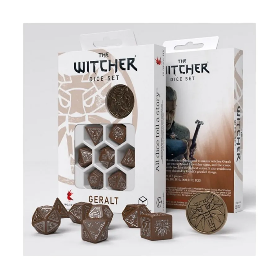 Геральт — спутник Плотвы (7), Witcher Dice Sets
Геральт — спутник Плотвы (7), Witcher Dice Sets