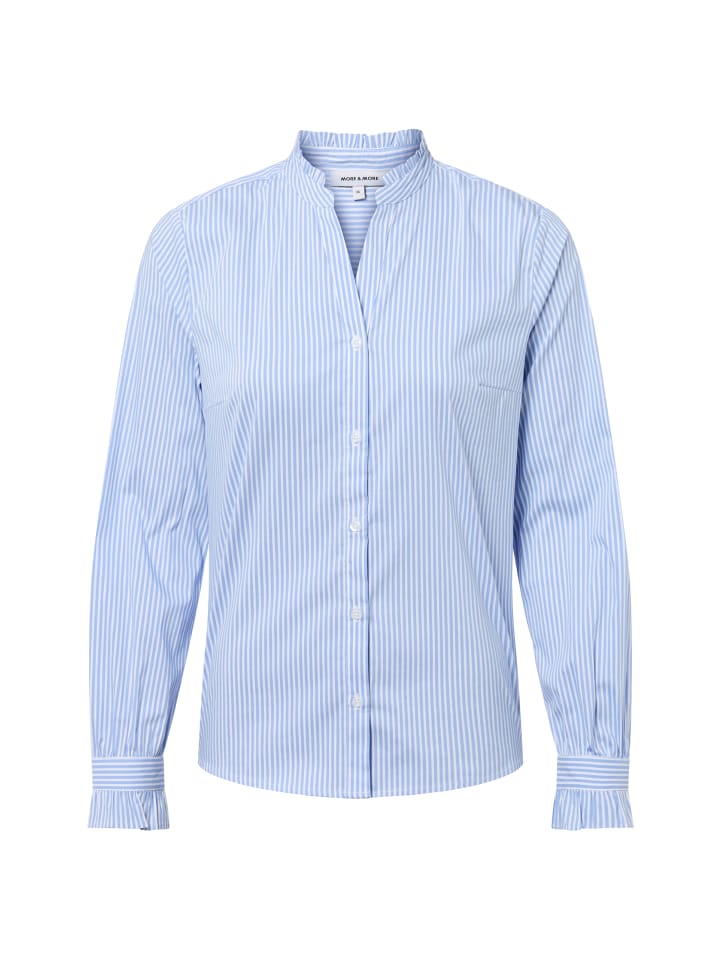 Блузка светло-голубого и белого цвета More & More
Блузка светло-голубого и белого цвета More & More