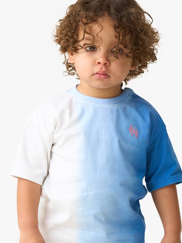 Детская футболка брэд омбре Angel & Rocket, синий/белый
Детская футболка брэд омбре Angel & Rocket, синий/белый