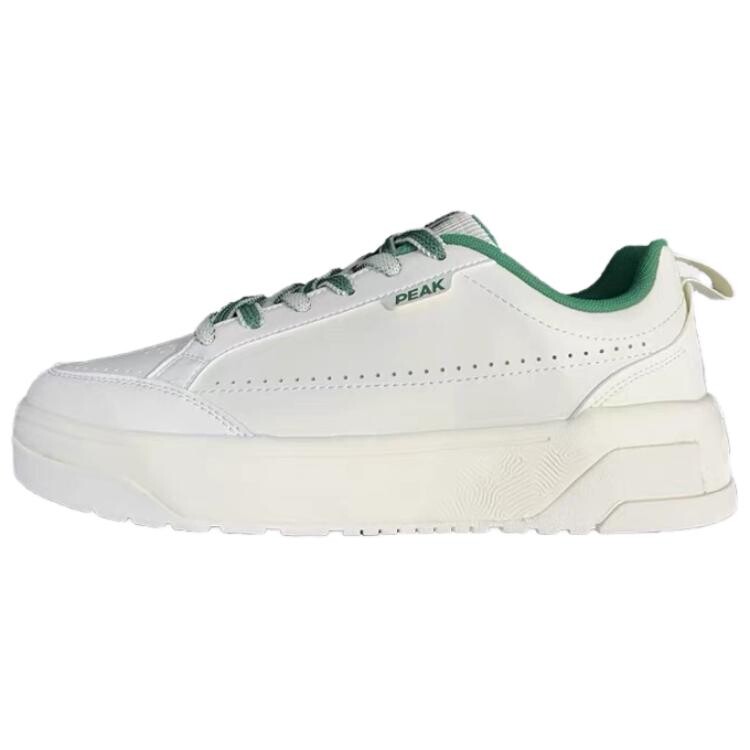 Кроссовки PEAK Skateboarding Shoes Men Low-top Off-White/Green, белый/зеленый 
Кроссовки PEAK Skateboarding Shoes Men Low-top Off-White/Green, белый/зеленый