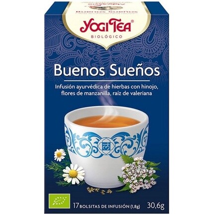 Буэнос Суэнос Настой 17 х 1,8 г Yogi Tea
Буэнос Суэнос Настой 17 х 1,8 г Yogi Tea
