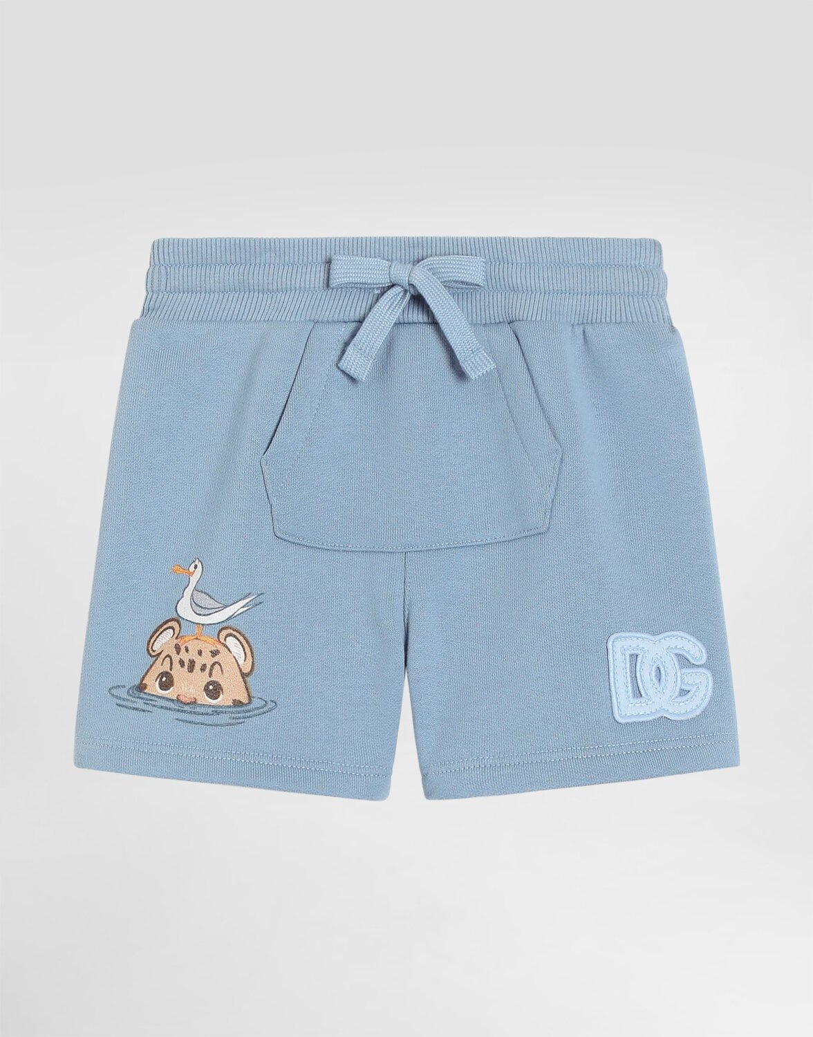 Флисовые бермуды с леопардовым принтом и логотипом DG DOLCE & GABBANA, синий
Флисовые бермуды с леопардовым принтом и логотипом DG DOLCE & GABBANA, синий