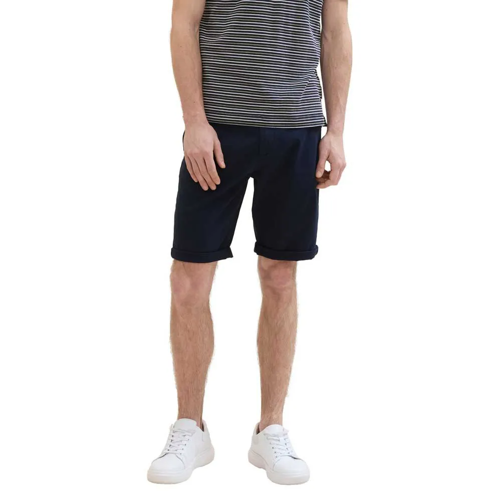 Шорты Tom Tailor Regular Washed chino, черный 
Шорты Tom Tailor Regular Washed chino, черный