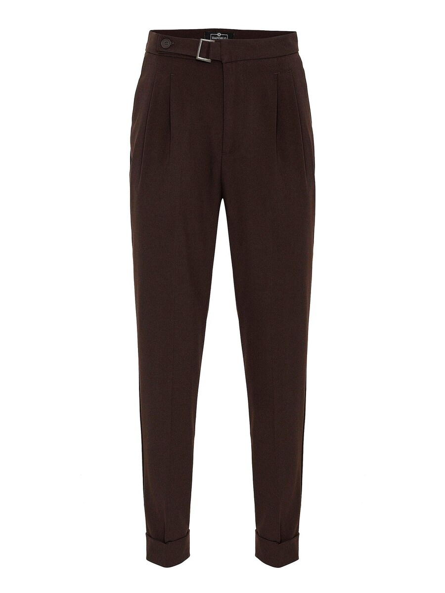 Обычные брюки в складку спереди Dandalo, коричневый
Обычные брюки в складку спереди Dandalo, коричневый