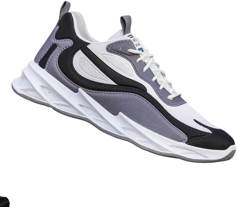 Мужские модные кроссовки, легкие, дышащие, противоскользящие, для ходьбы, тенниса, спорта и тренировок, с сетчатым верхом Generic, черный
Мужские модные кроссовки, легкие, дышащие, противоскользящие, для ходьбы, тенниса, спорта и тренировок, с сетчатым верхом Generic, черный