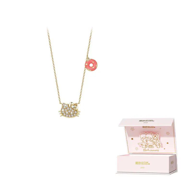 Ожерелье Hello Kitty в стиле клубничной коллекции IP Sanrio
Ожерелье Hello Kitty в стиле клубничной коллекции IP Sanrio