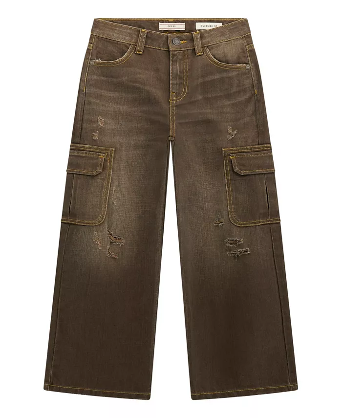 Джинсы Boys 8-18 Oversize Cargo Yarn Dye Denim Guess, коричневый
Джинсы Boys 8-18 Oversize Cargo Yarn Dye Denim Guess, коричневый