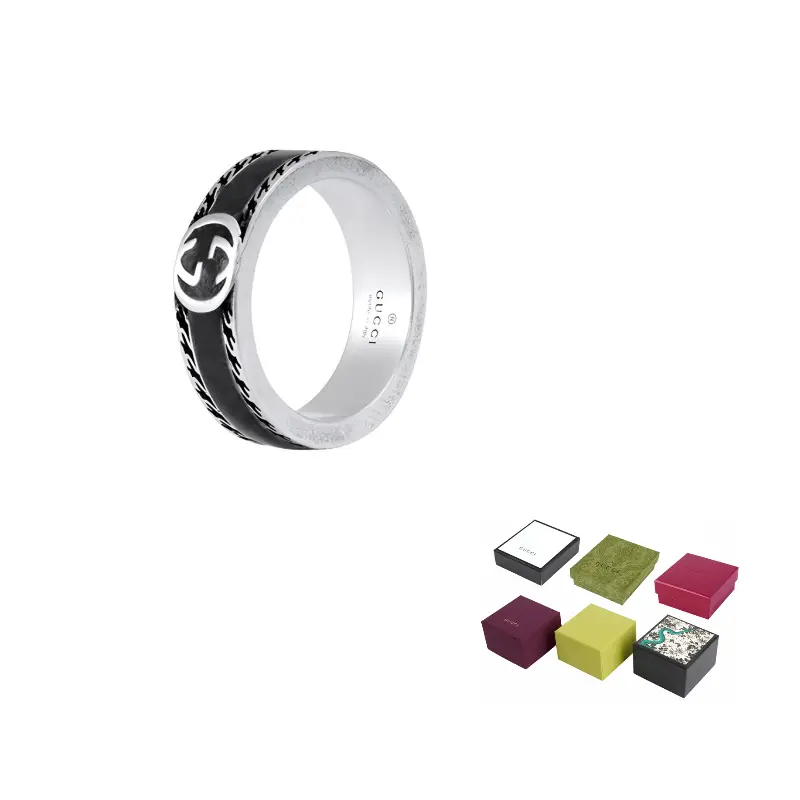 Кольцо из стерлингового серебра 925 пробы унисекс черное GUCCI, черный
Кольцо из стерлингового серебра 925 пробы унисекс черное GUCCI, черный