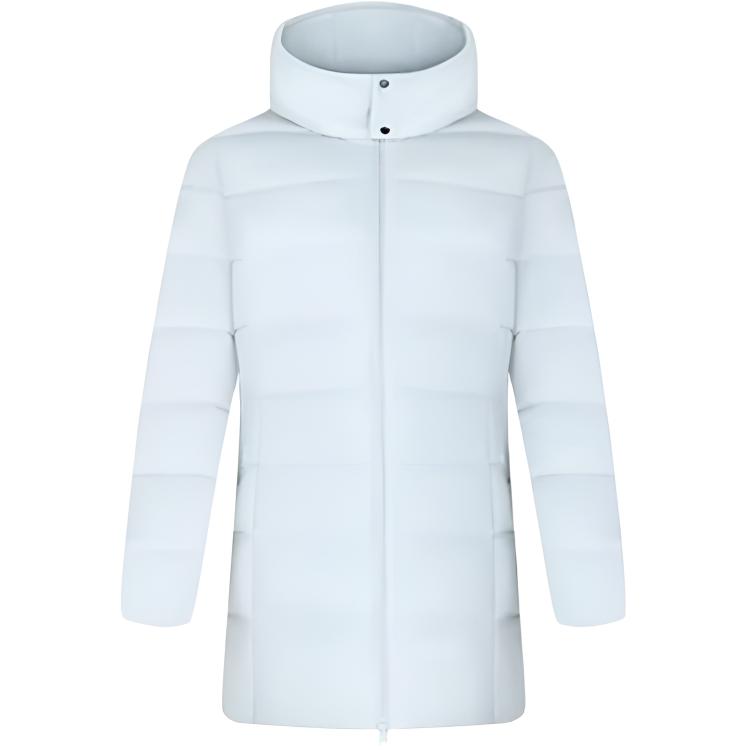361° Пуховик Women's Water Gray Blue Hooded Thickened
361° Пуховик Women's Water Gray Blue Hooded Thickened
