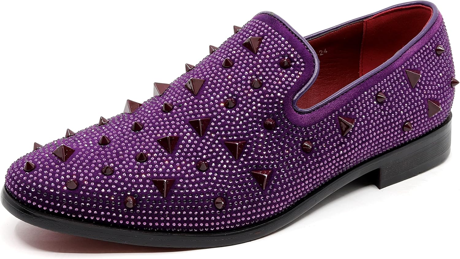 Мужские винтажные туфли-лоферы с шипами и стразами, дизайнерские классические вечерние смокинги, модель SM-24 Metrocharm, фиолетовый
Мужские винтажные туфли-лоферы с шипами и стразами, дизайнерские классические вечерние смокинги, модель SM-24 Metrocharm, фиолетовый