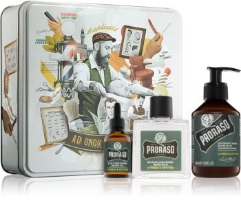Набор косметики для бороды кипарис и ветивер PRORASO
Набор косметики для бороды кипарис и ветивер PRORASO