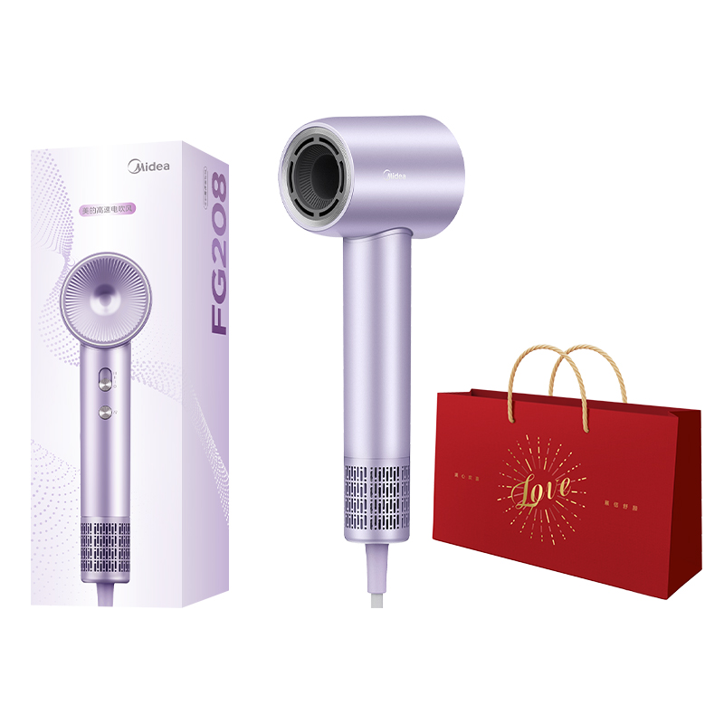 Фен 1500W с отрицательными ионами FG208 Midea, Starlight Purple, Official Shopping Bag
Фен 1500W с отрицательными ионами FG208 Midea, Starlight Purple, Official Shopping Bag